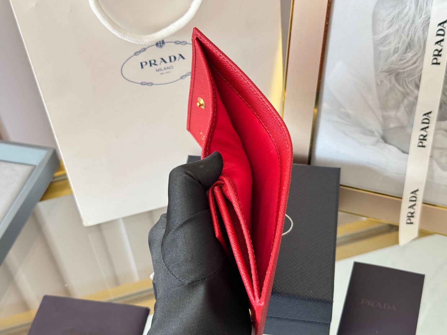 프라다 프라다 사피아노 레더 스몰 월릿 레플리카 22번 이미지 - 지갑 | 세미샵 레플리카 사이트