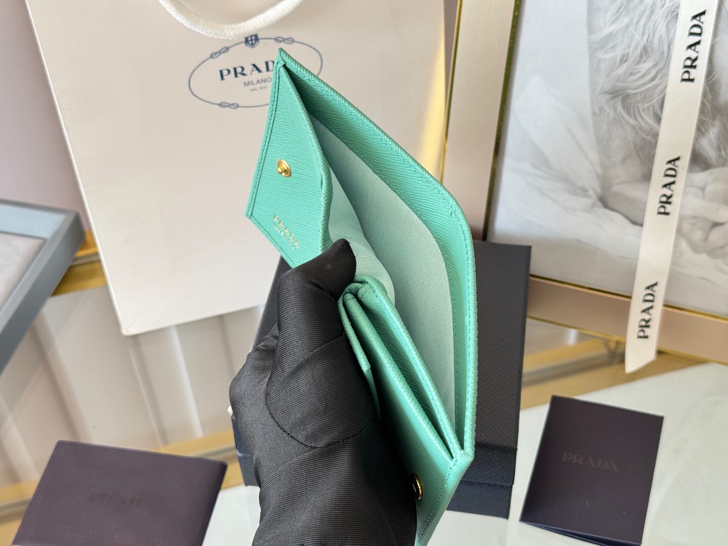 프라다 프라다 사피아노 레더 스몰 월릿 레플리카 27번 이미지 - 지갑 | 세미샵 레플리카 사이트