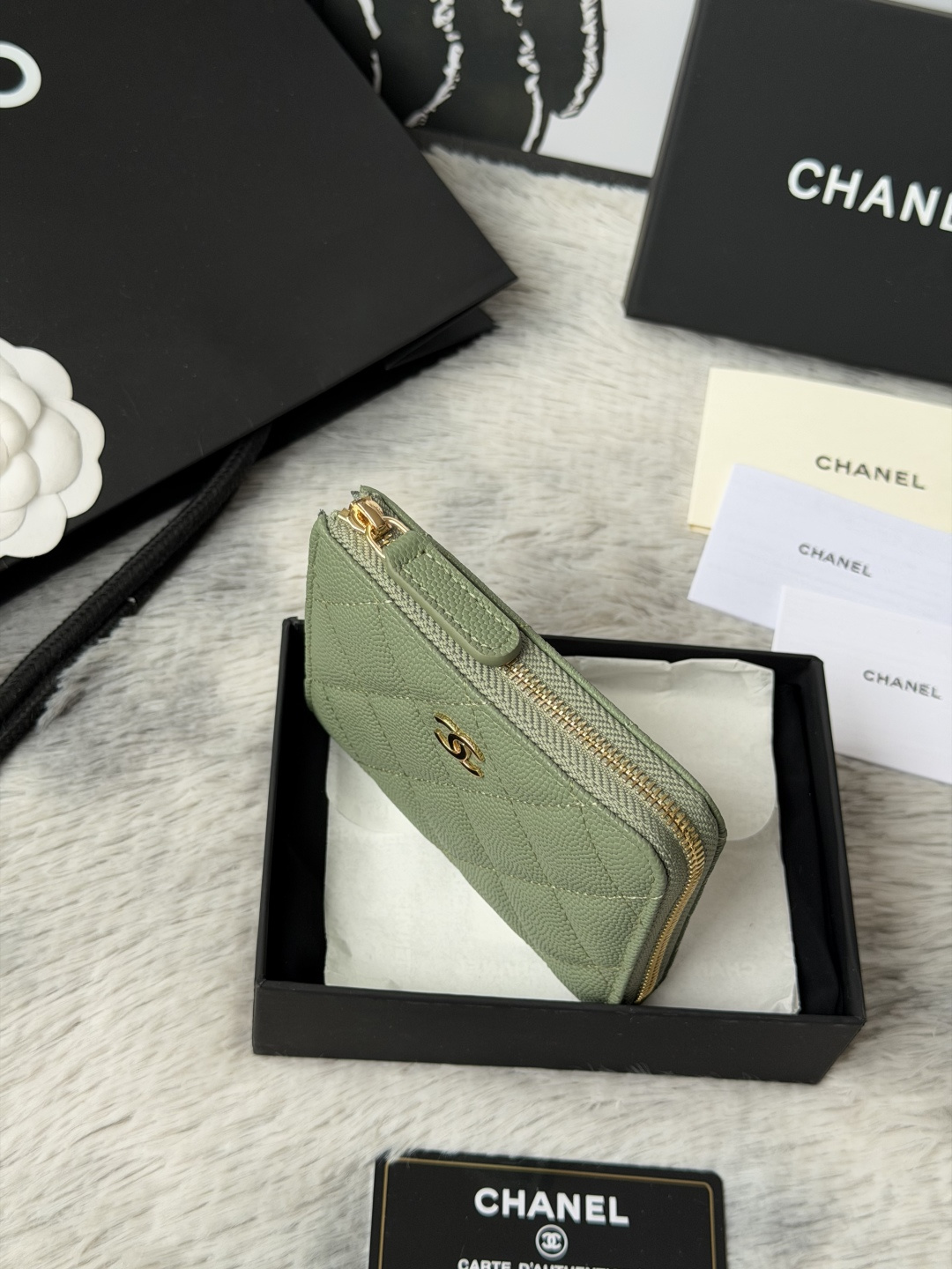 C H A N E L 샤넬 클래식 L 지퍼 카드 홀더 레플리카 60번 이미지 - 지갑 | 세미샵 레플리카 사이트