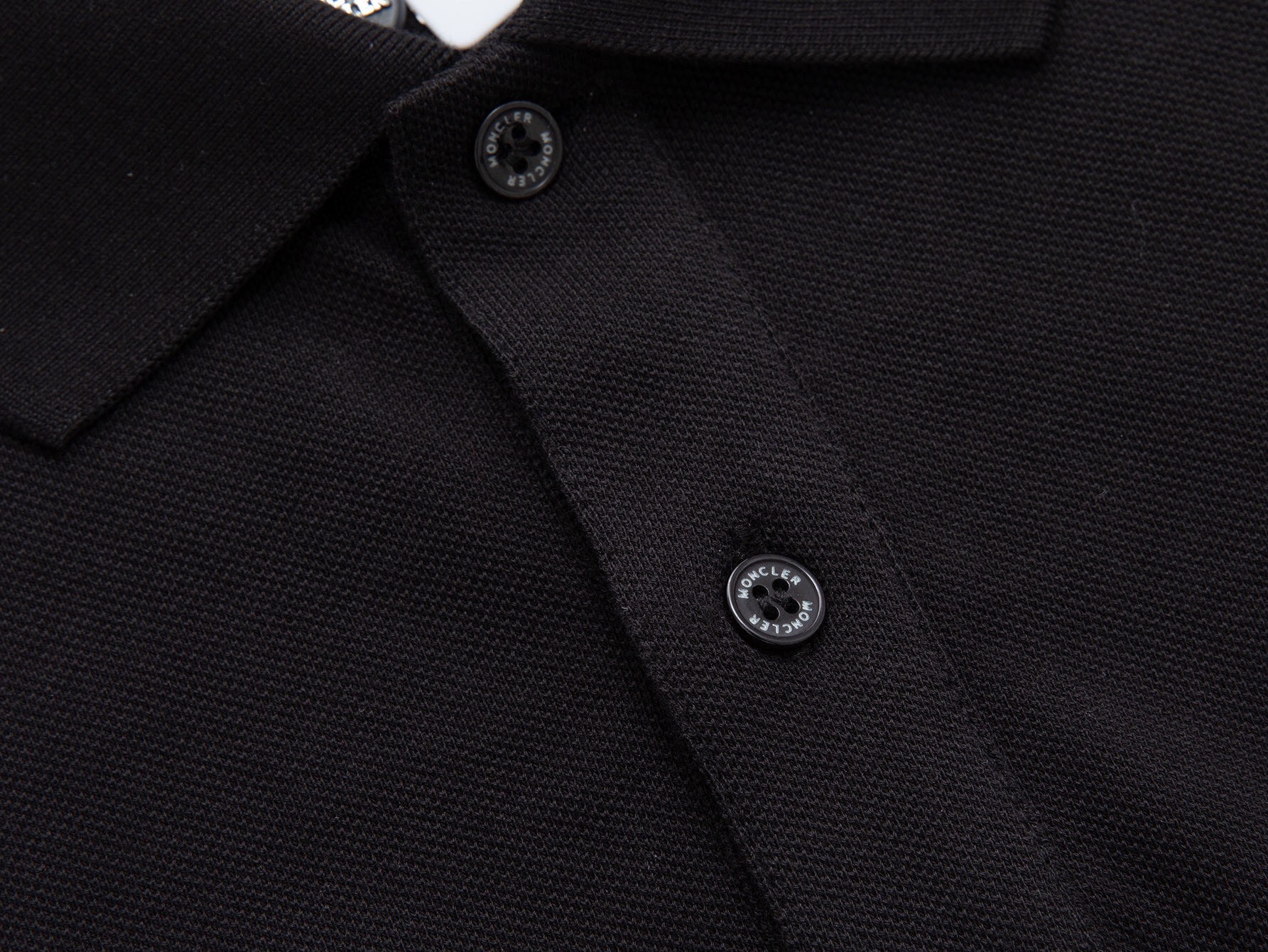 몽클레어 몽클레어 스크립트 로고 피케 셔츠 레플리카 5번 이미지 - 의류 | 세미샵 레플리카 사이트