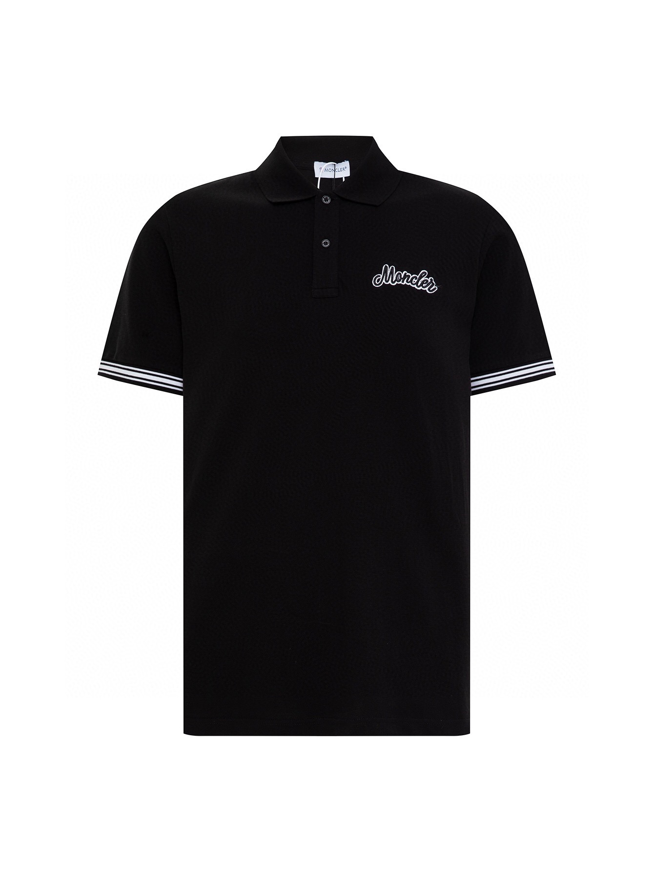 몽클레어 몽클레어 스크립트 로고 피케 셔츠 레플리카 1번 이미지 - 의류 | 세미샵 레플리카 사이트