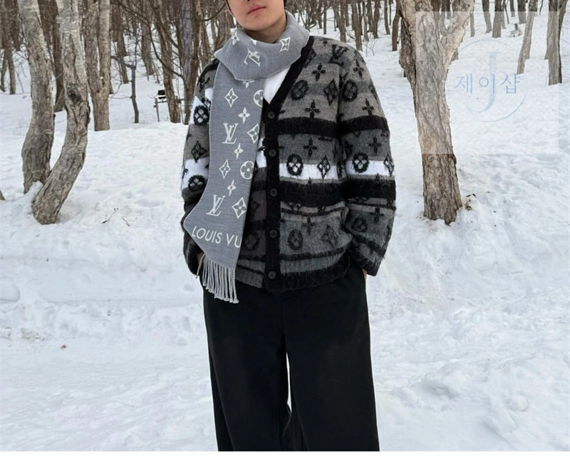 루이비통 올 어바웃 모노그램 스카프 머플러 - 상세 이미지