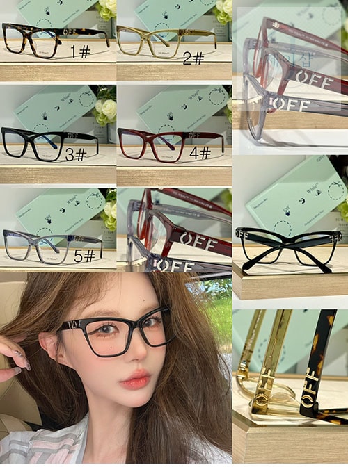 오프화이트 OERJ067S 스퀘어 안경 - 상세 이미지