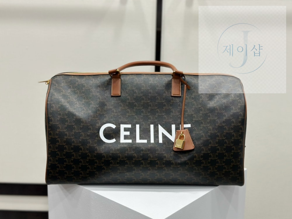Celine Large Voyage Triomphe Canvas with Celine Print