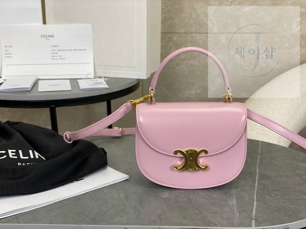 Celine Mini Clea Vesace Calfskin