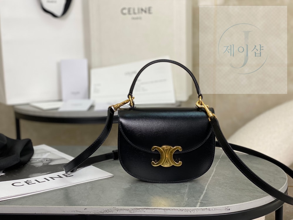 Celine Mini Clea Vesace Calfskin
