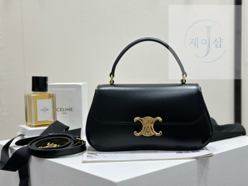 Celine Teen Lola Triomphe Shiny Calfskin