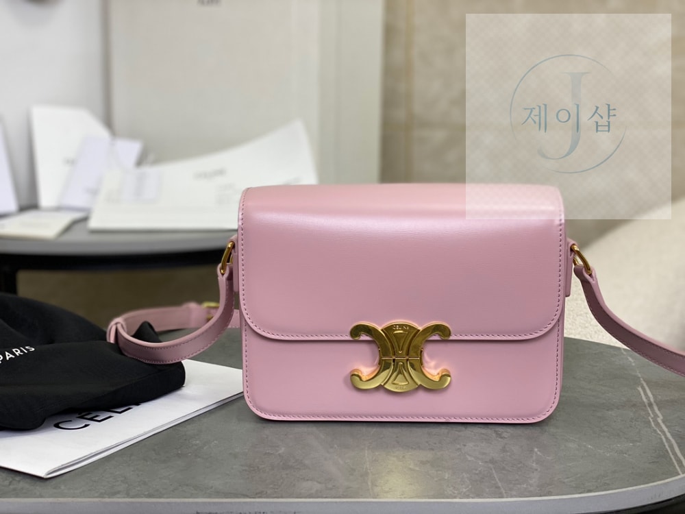 Celine Teen Triomphe Bag Shiny Calfskin