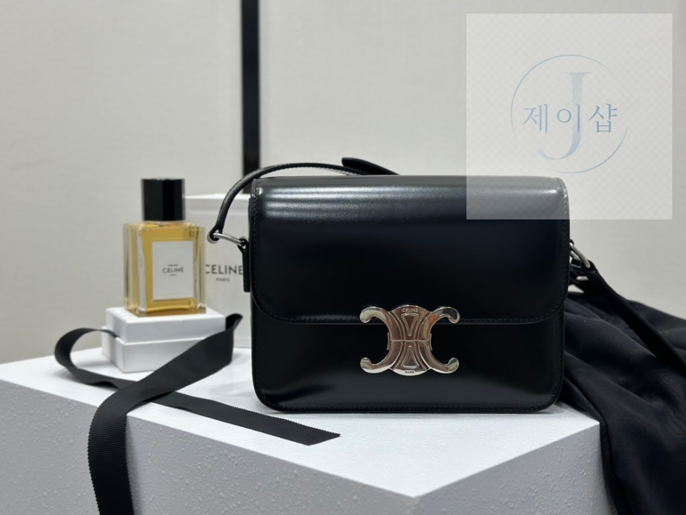 Celine Teen Triomphe Bag Shiny Calfskin