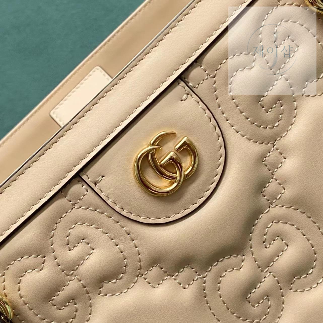 Gucci Matelasse Leather Tote - 상세 이미지
