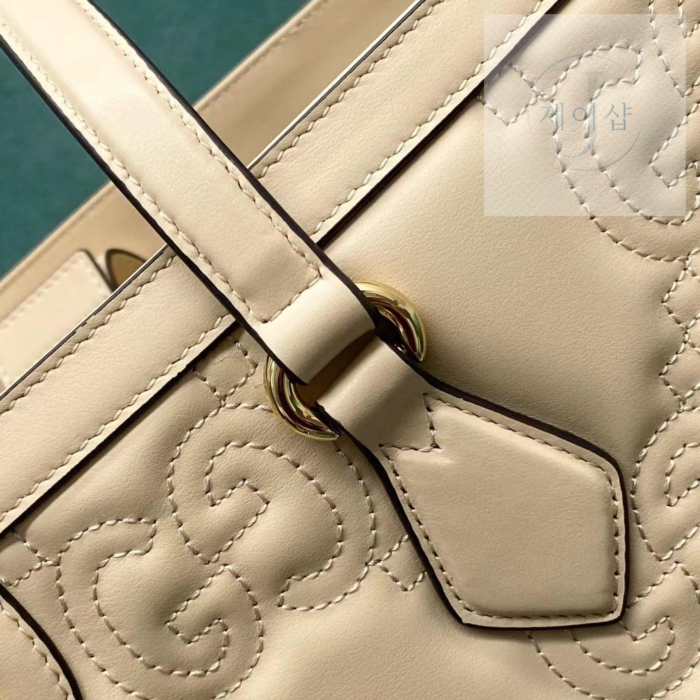 Gucci Matelasse Leather Tote - 상세 이미지