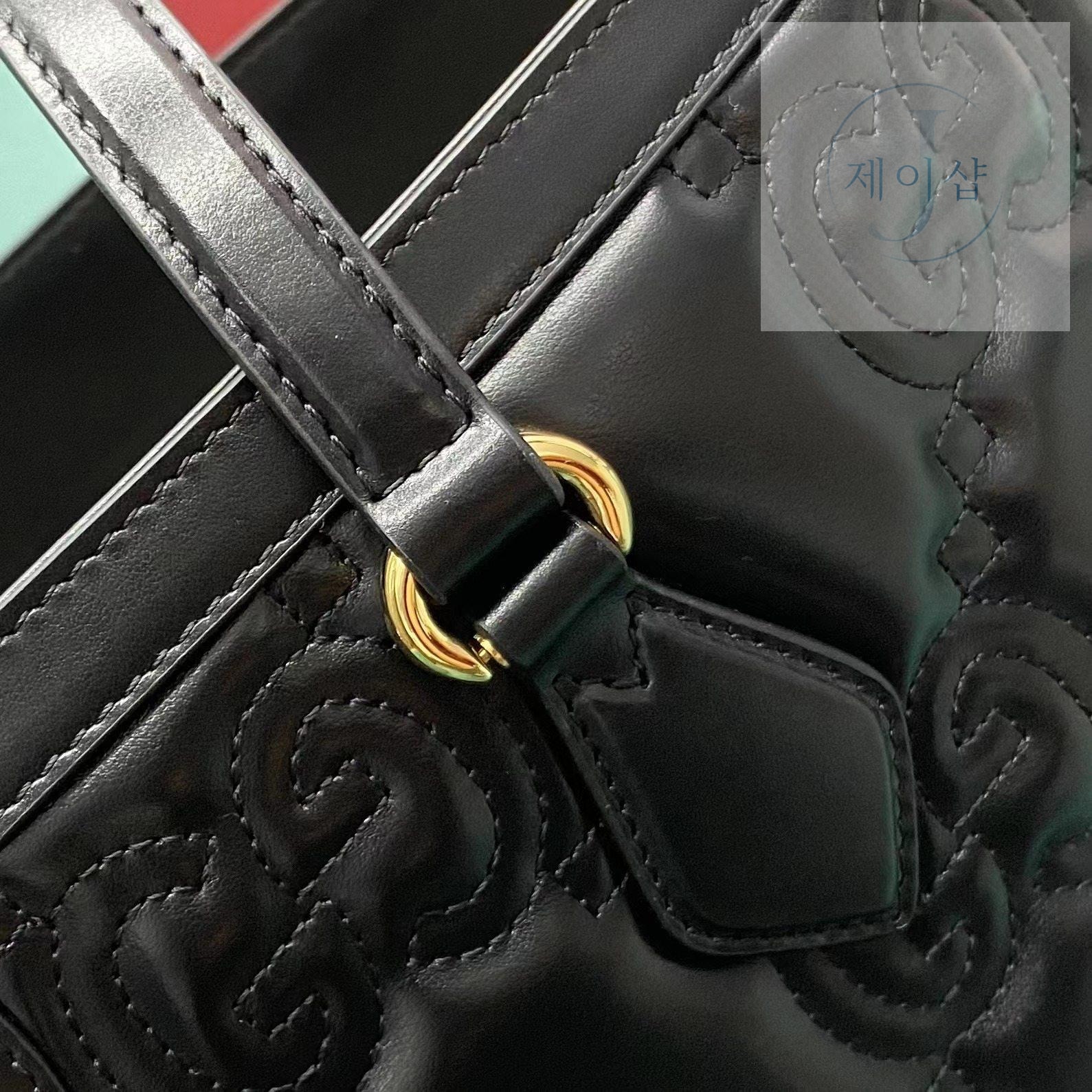 Gucci Matelasse Leather Tote - 상세 이미지