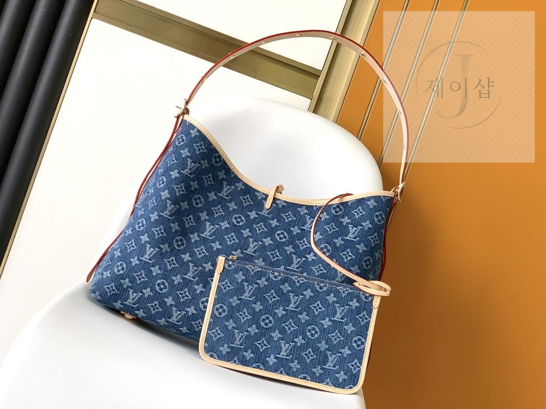 Louis Vuitton Carry All Monogram Denim