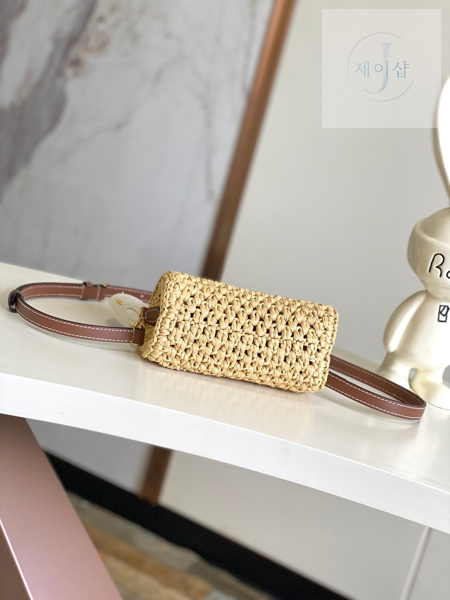 Louis Vuitton Nano Speedy Raffia - 상세 이미지