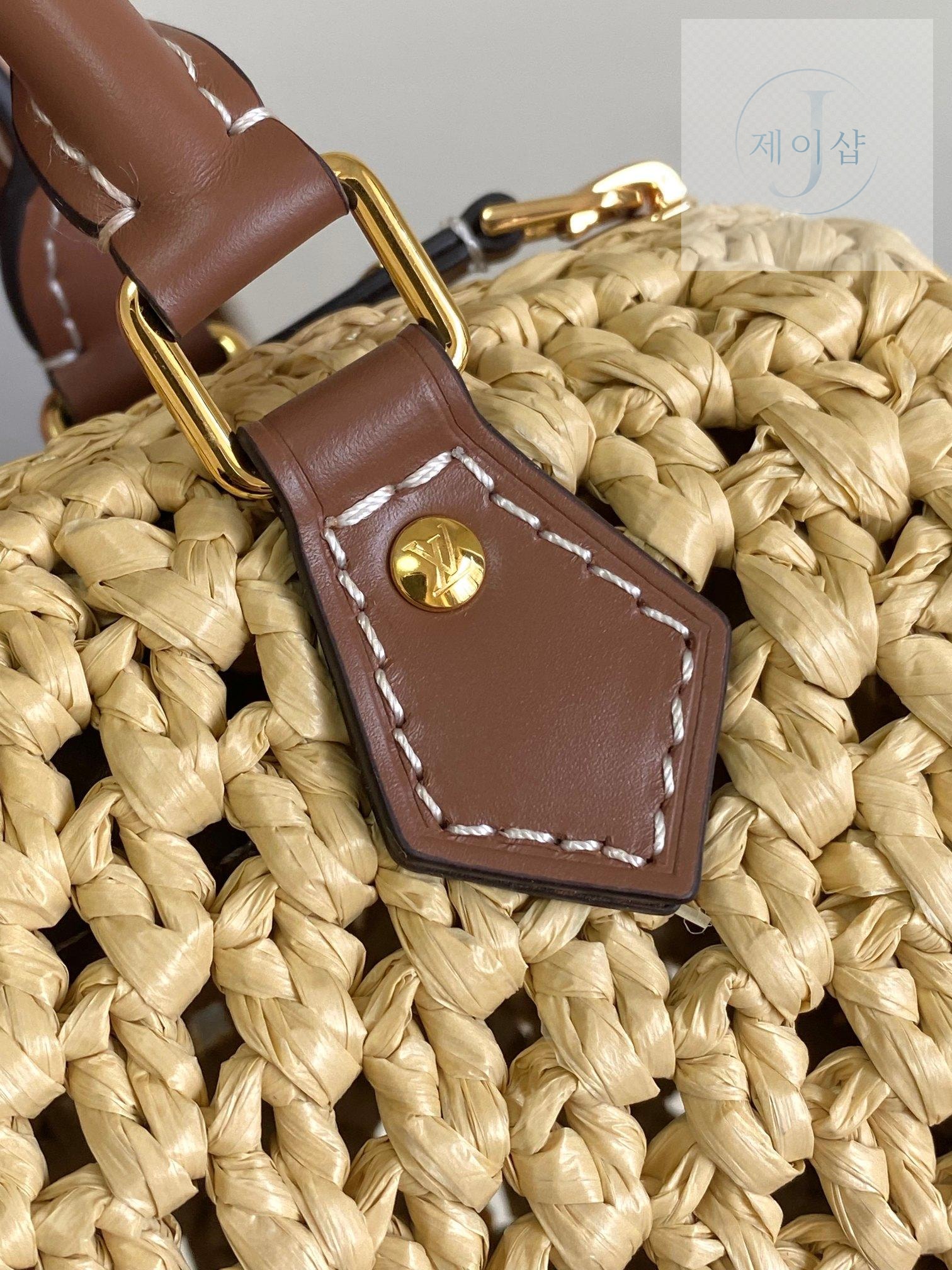 Louis Vuitton Nano Speedy Raffia - 상세 이미지