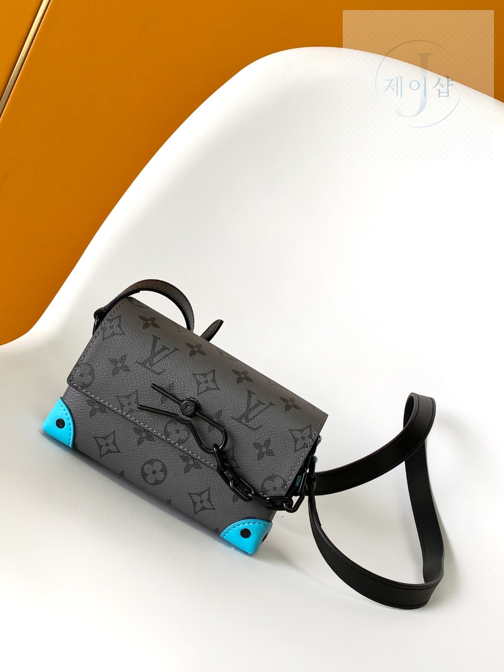 Louis Vuitton Steamer Wearable Wallet Monogram Eclipse Canvas