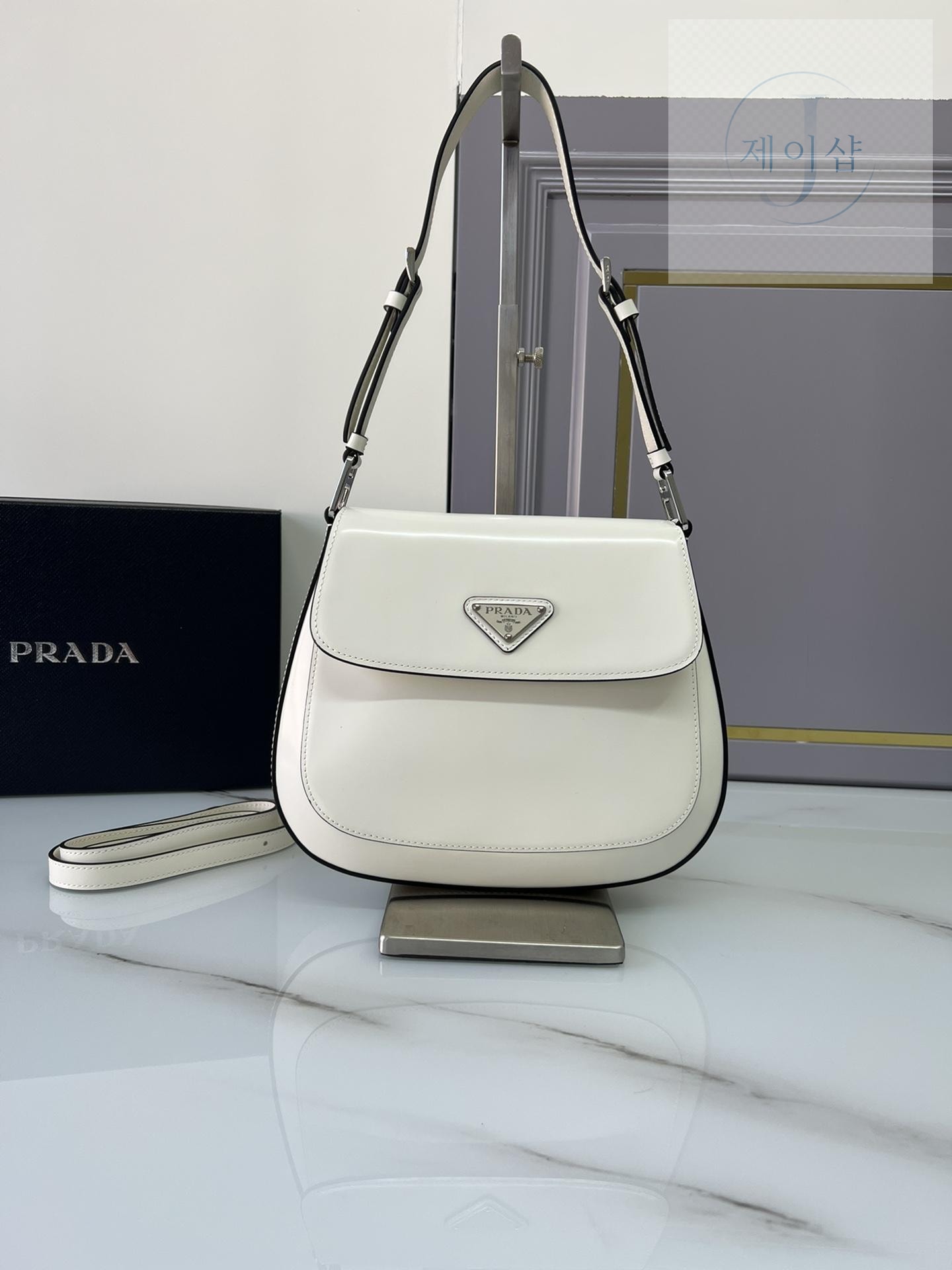 Prada Brushed Cleo Flap