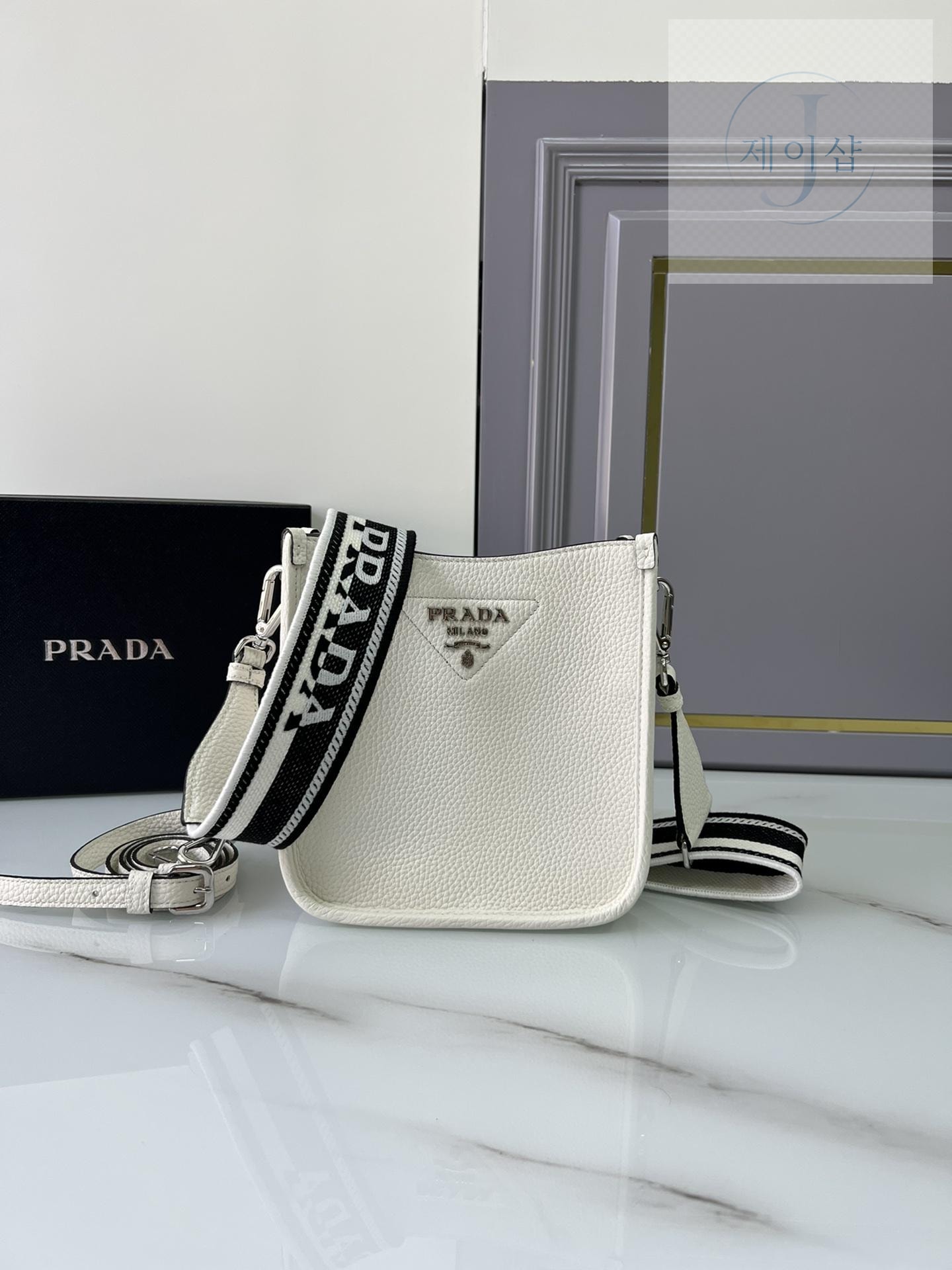 Prada Leather Mini Shoulder - 상세 이미지