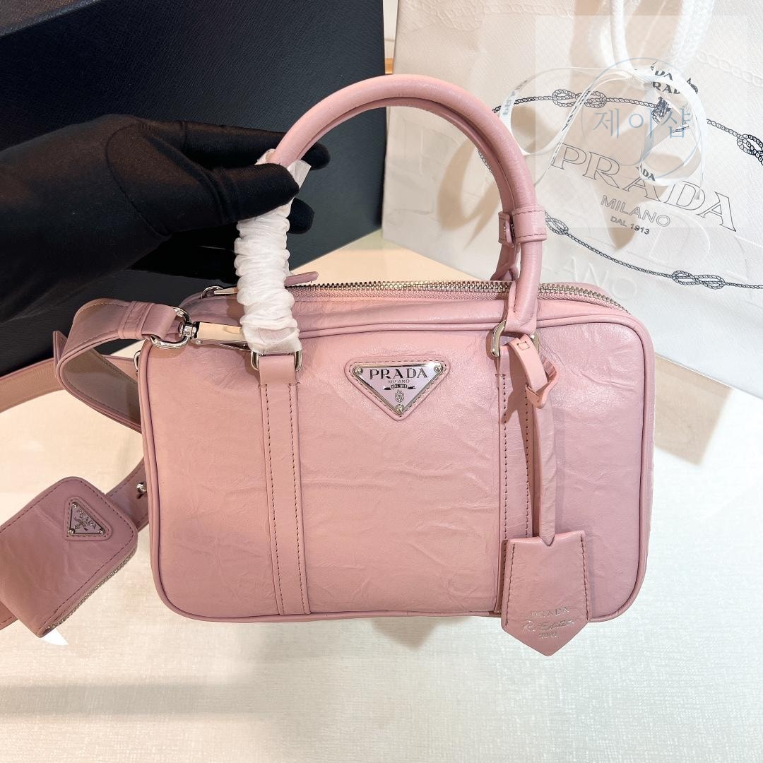 Prada Nappa Antique Leather Top Handle