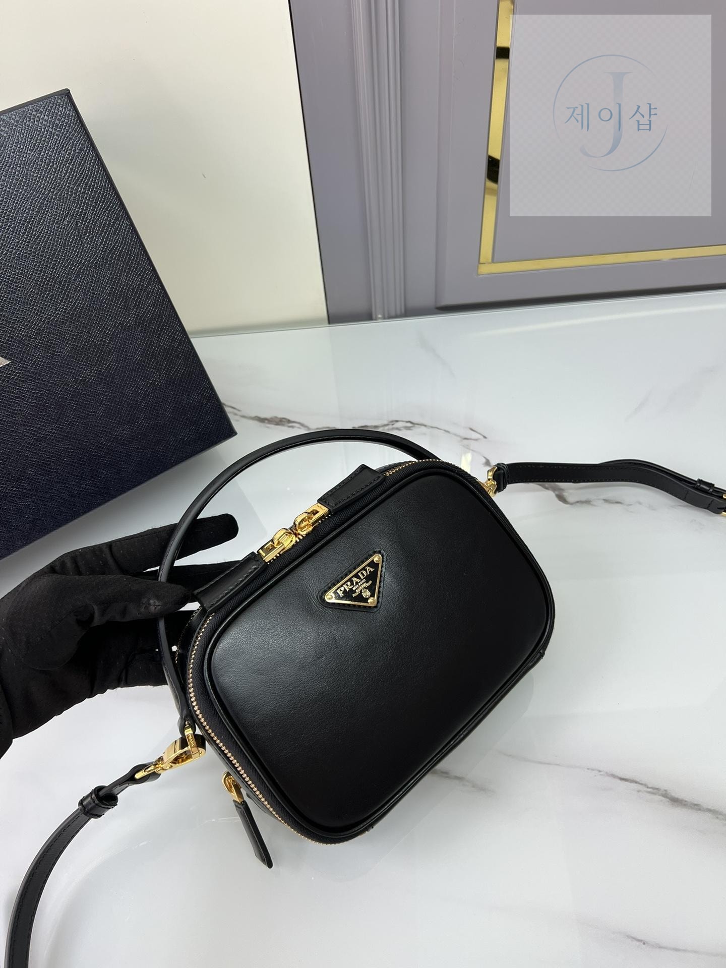 Prada Odette Leather Mini - 상세 이미지