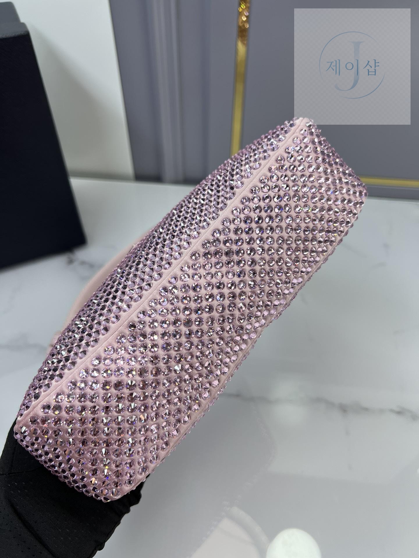 Prada Rhinestones Re - Edition Soulder - 상세 이미지
