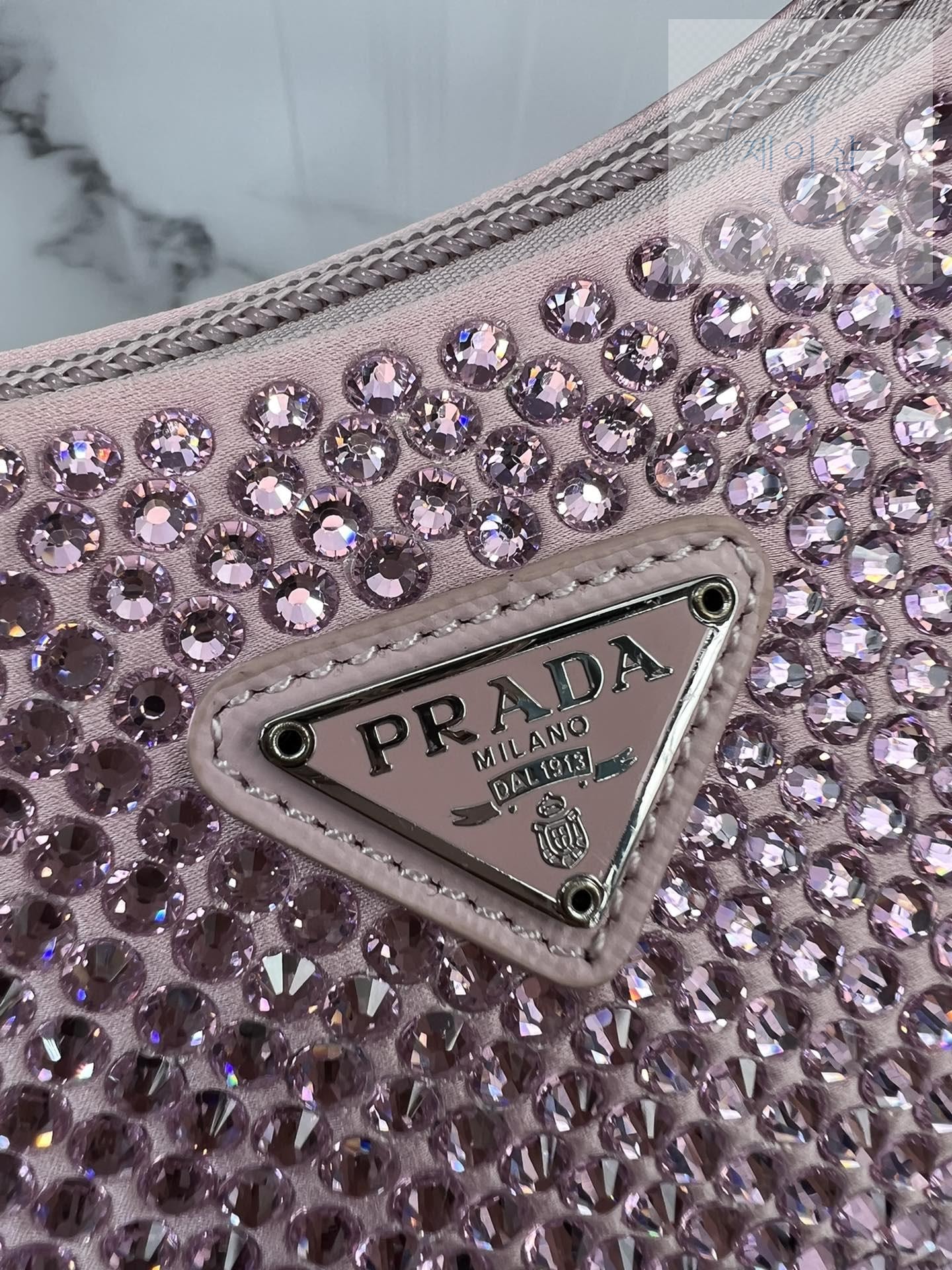 Prada Rhinestones Re - Edition Soulder - 상세 이미지