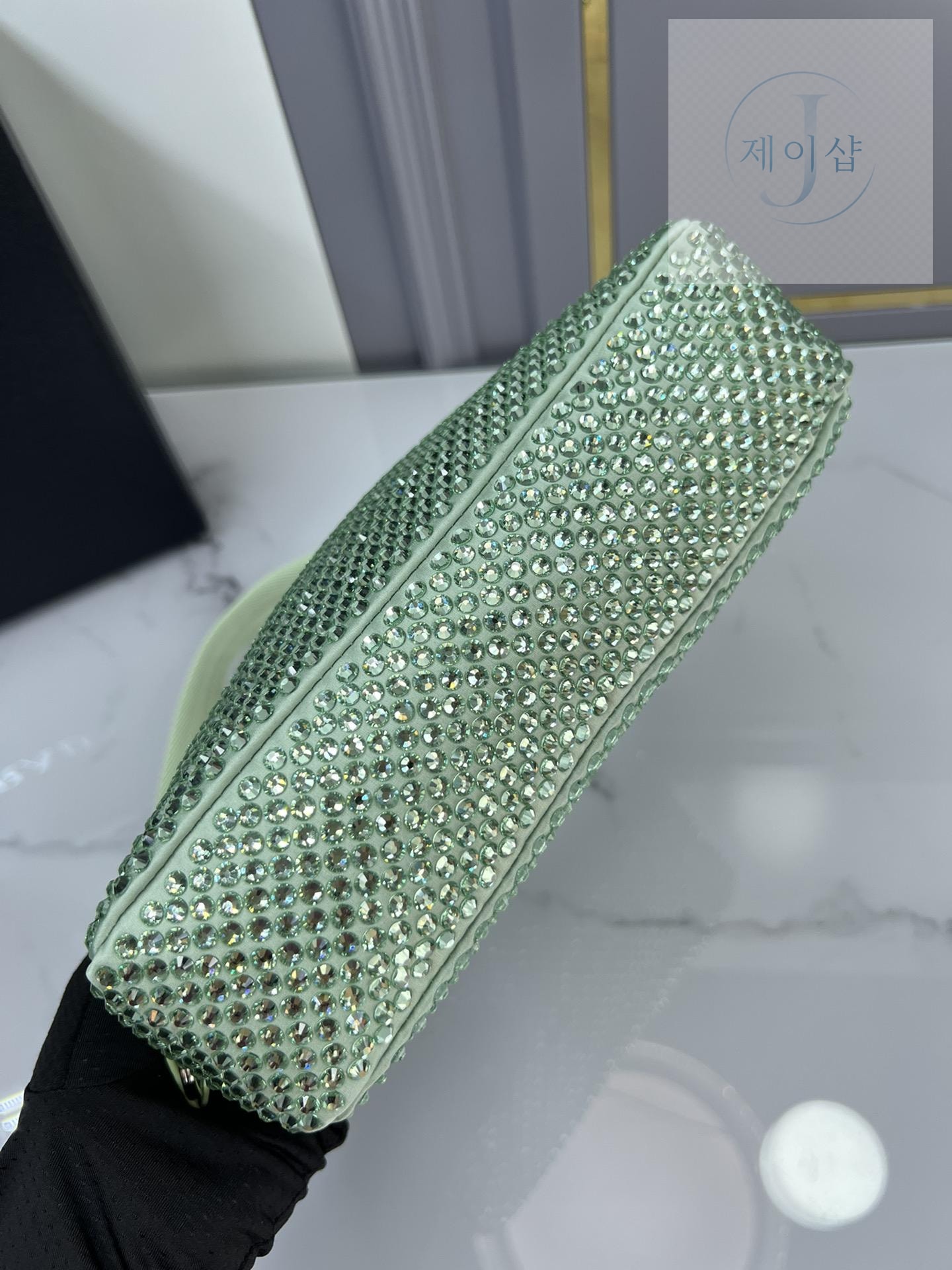 Prada Rhinestones Re - Edition Soulder - 상세 이미지