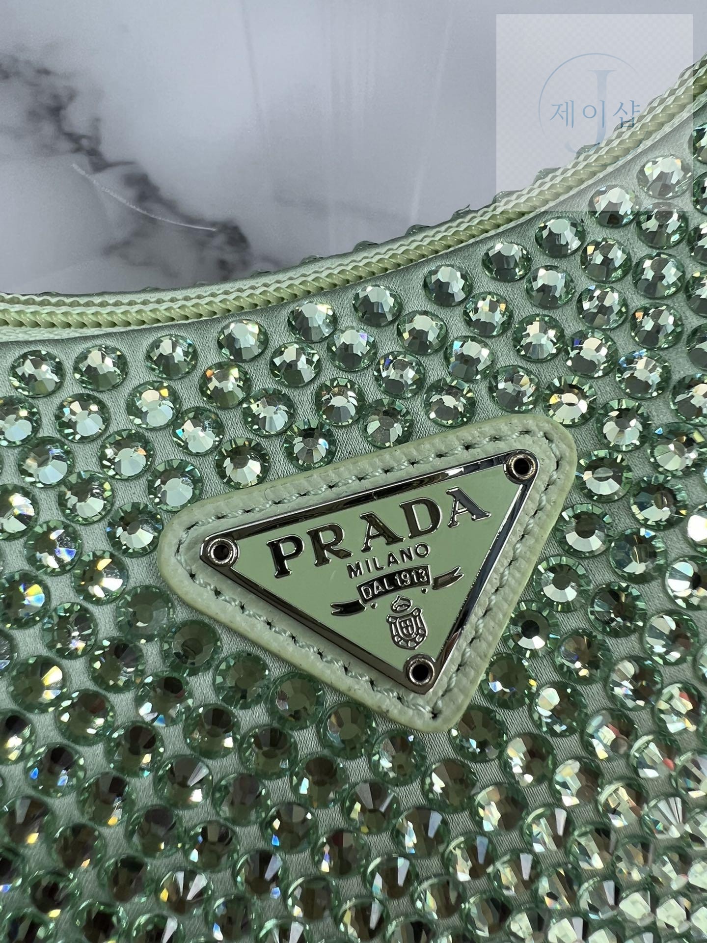 Prada Rhinestones Re - Edition Soulder - 상세 이미지