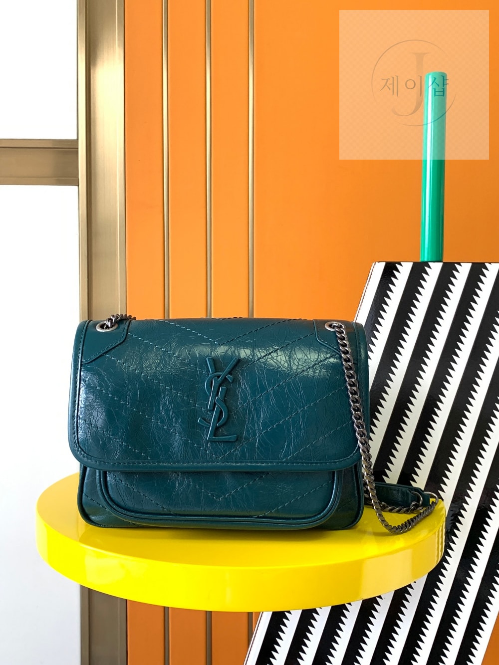 Saint Laurent Niky Baby In Vintage Leather