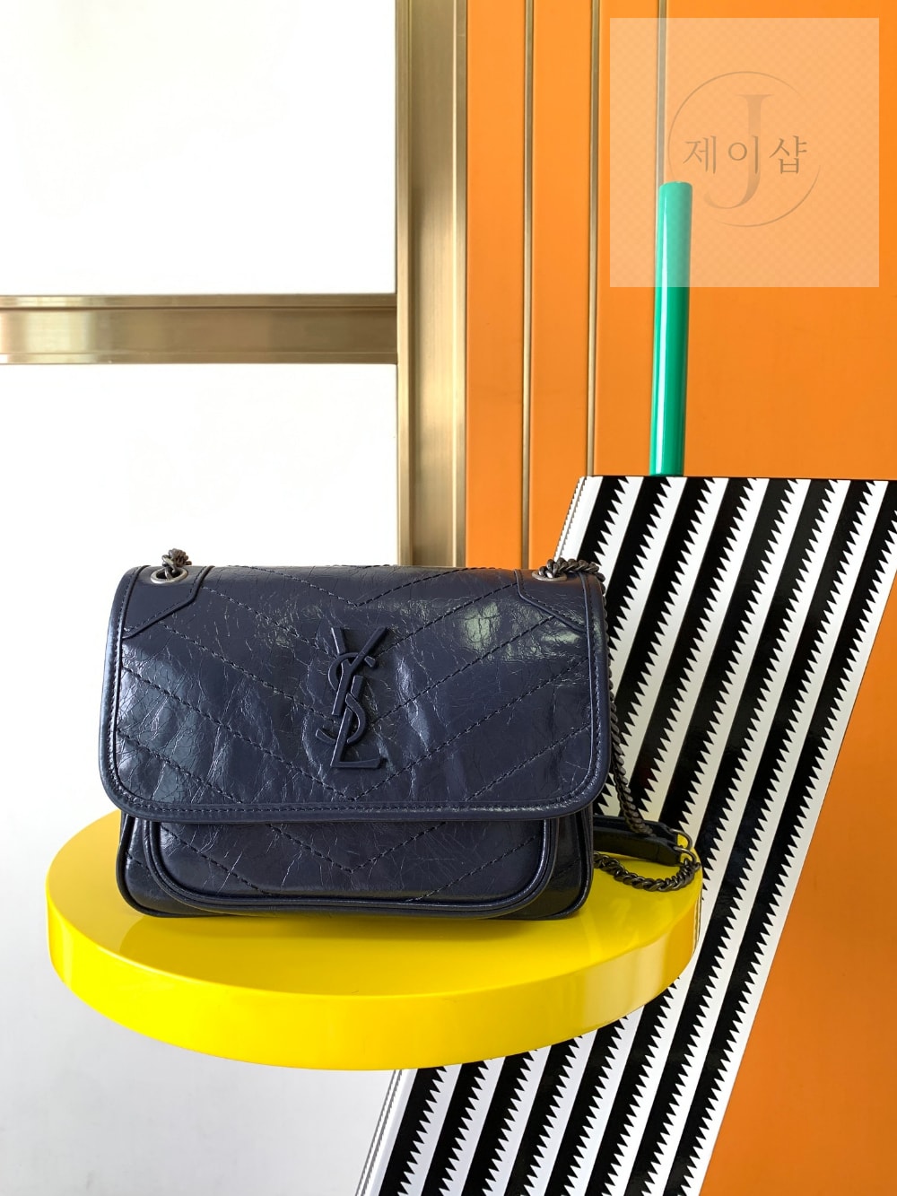 Saint Laurent Niky Baby In Vintage Leather