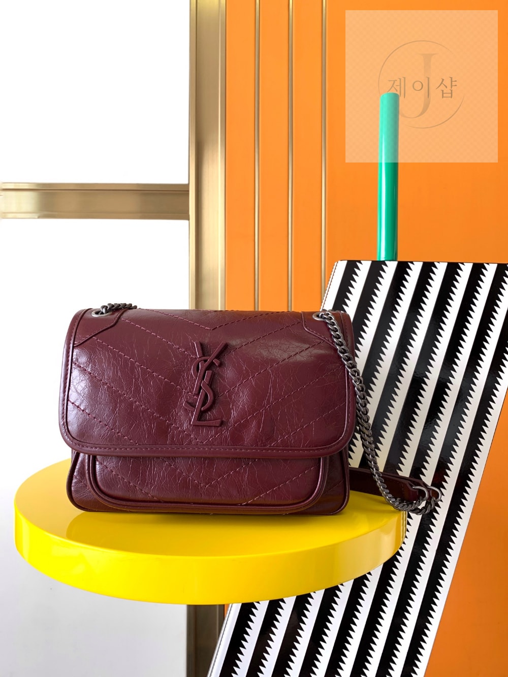 Saint Laurent Niky Baby In Vintage Leather