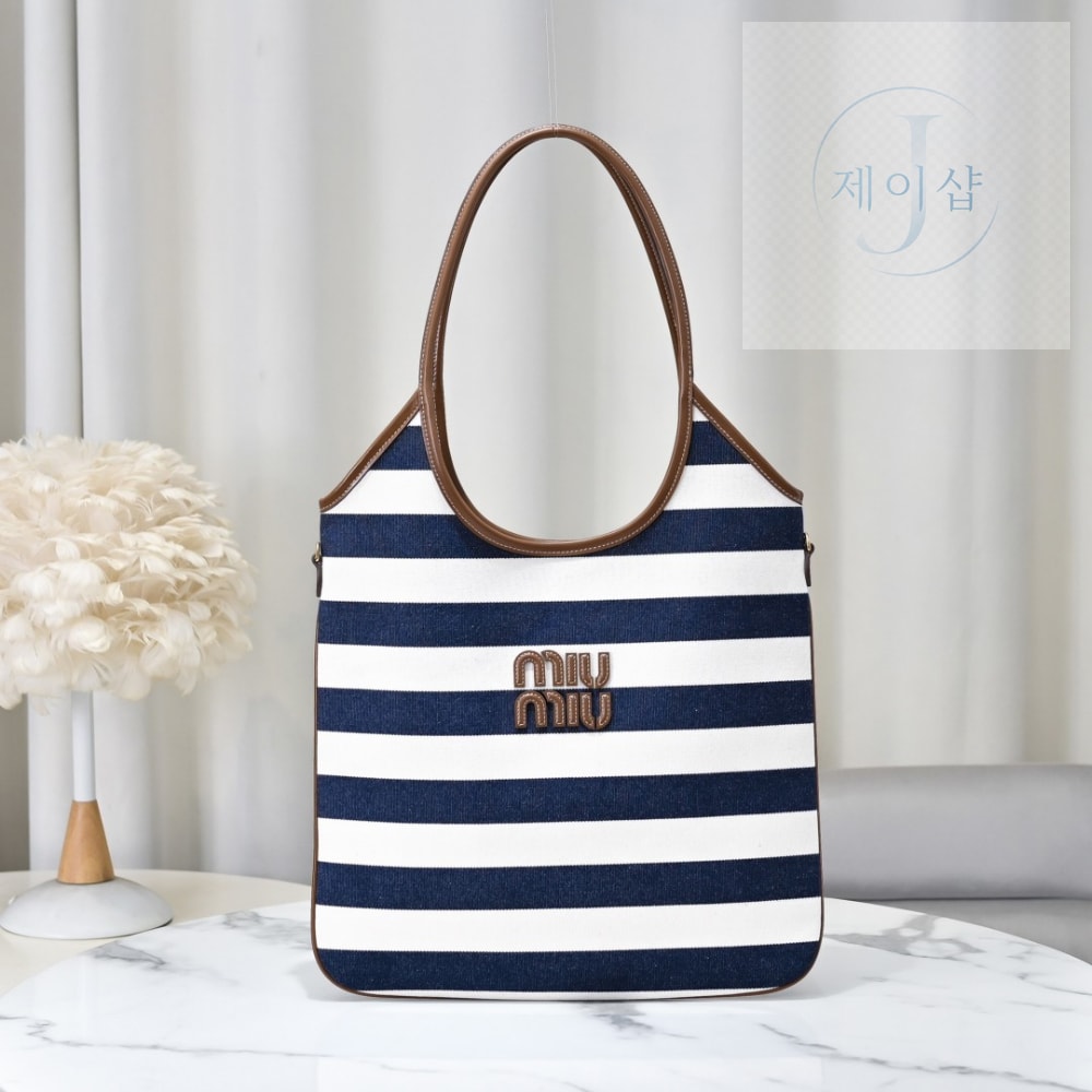 Miu Miu Ivy Canvas Leather