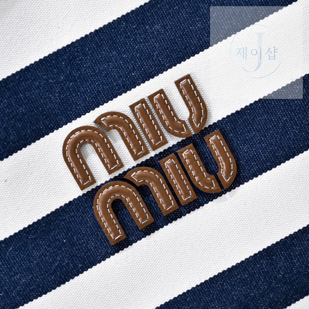Miu Miu Ivy Canvas Leather - 상세 이미지