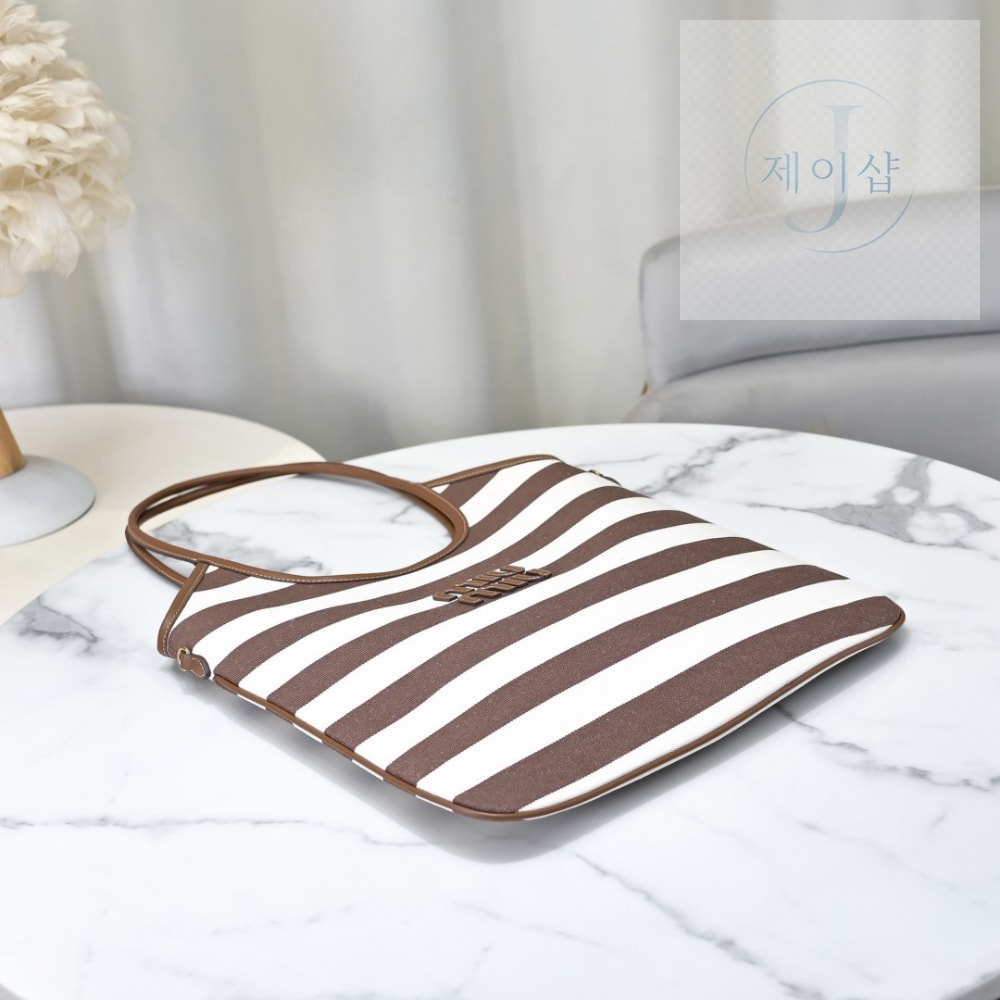 Miu Miu Ivy Canvas Leather - 상세 이미지
