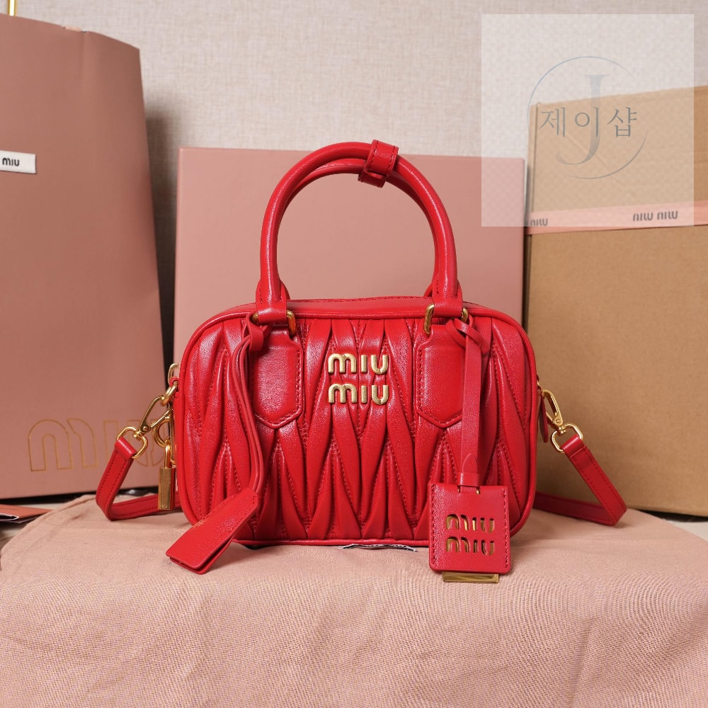 Miu Miu Matelasse Nappa Leather