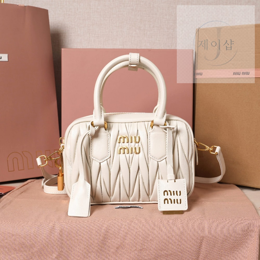 Miu Miu Matelasse Nappa Leather