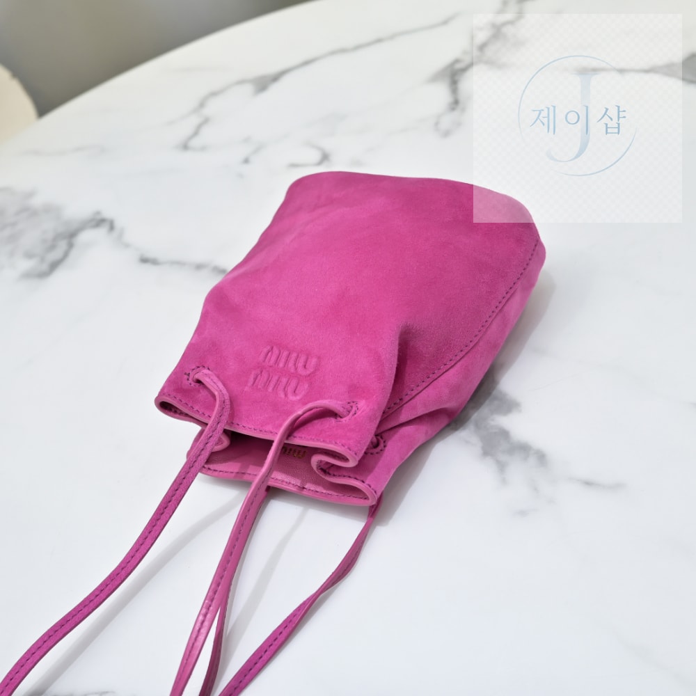 Miu Miu Suede Pouch - 상세 이미지