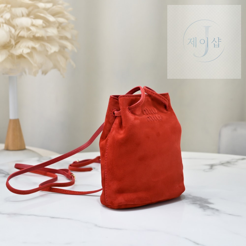 Miu Miu Suede Pouch - 상세 이미지