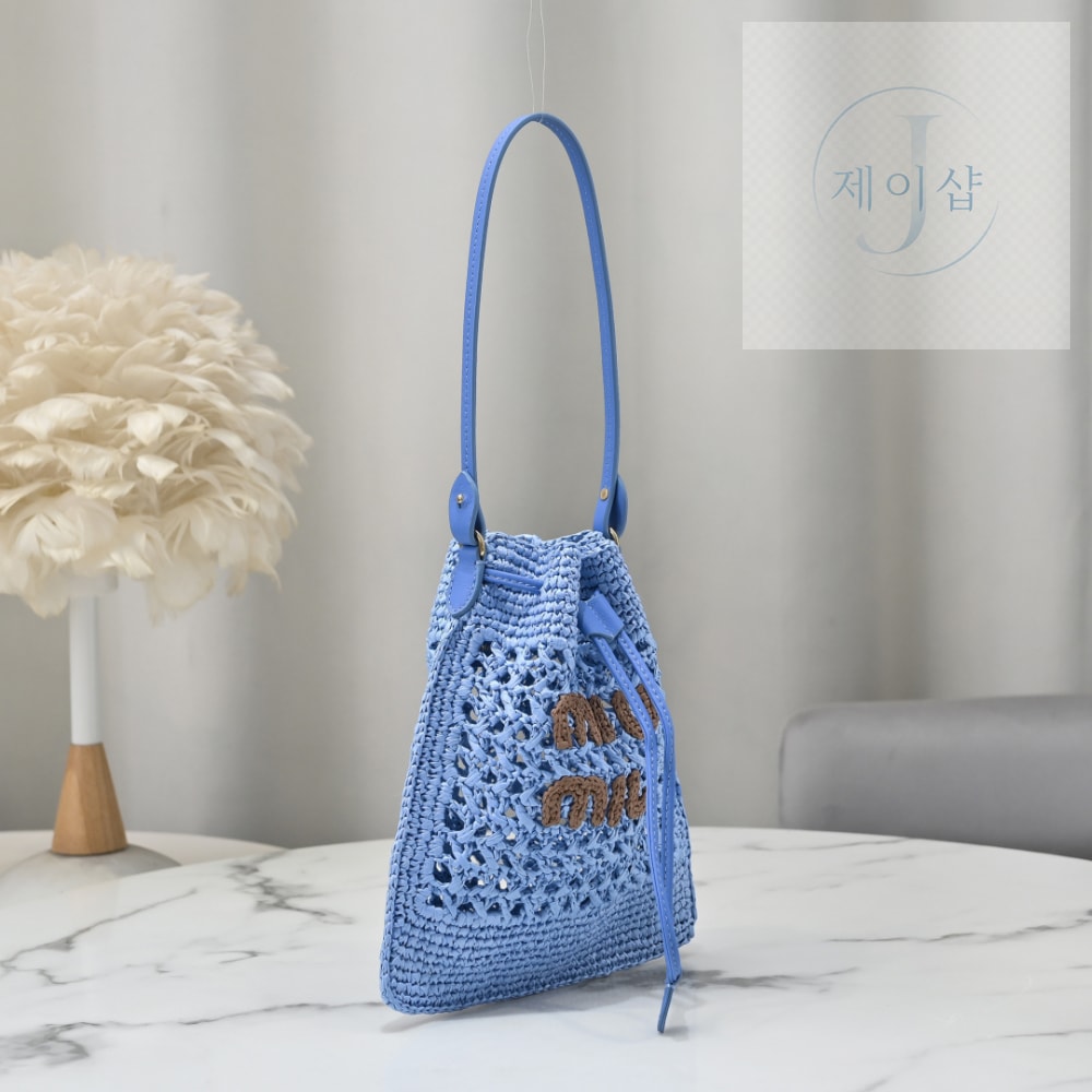 Miu Miu Woven Fabric Mini - 상세 이미지