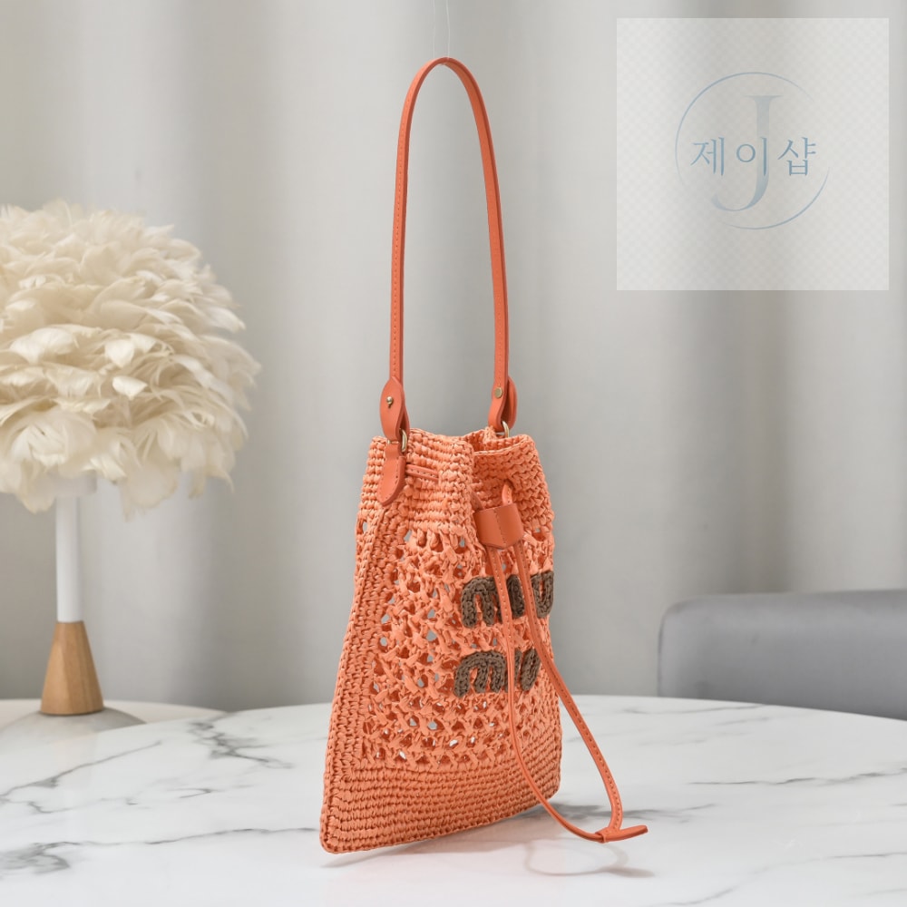 Miu Miu Woven Fabric Mini - 상세 이미지