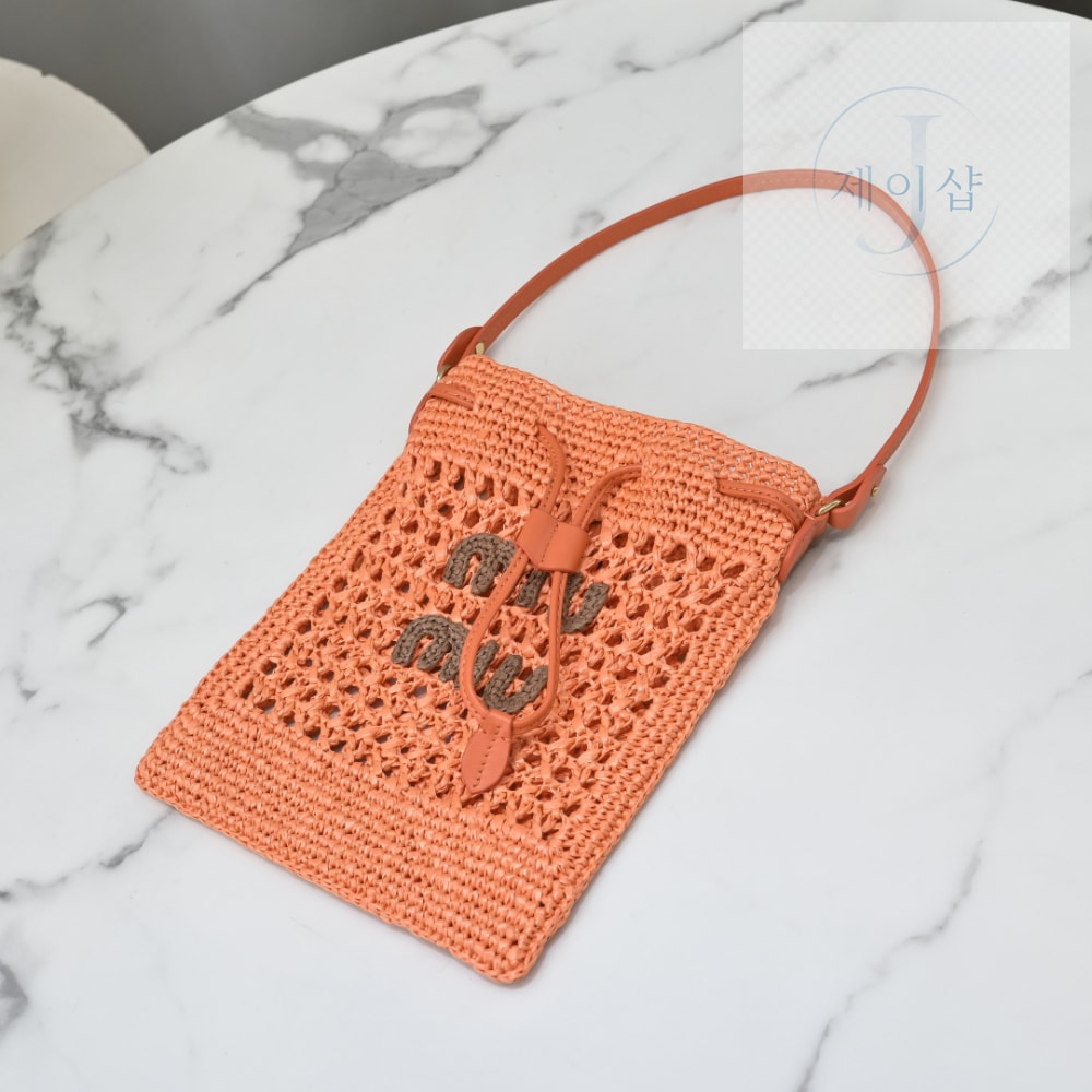 Miu Miu Woven Fabric Mini - 상세 이미지