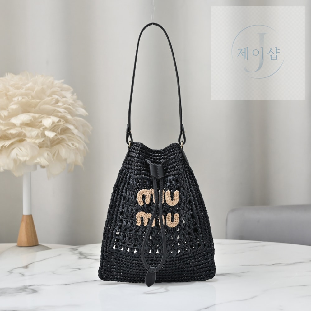 Miu Miu Woven Fabric Mini - 상세 이미지