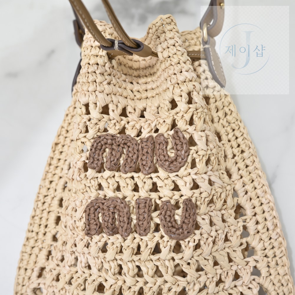 Miu Miu Woven Fabric Mini - 상세 이미지