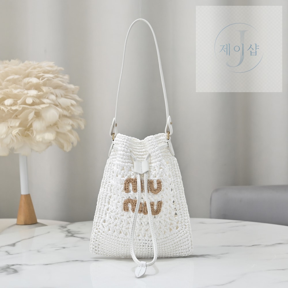 Miu Miu Woven Fabric Mini - 상세 이미지