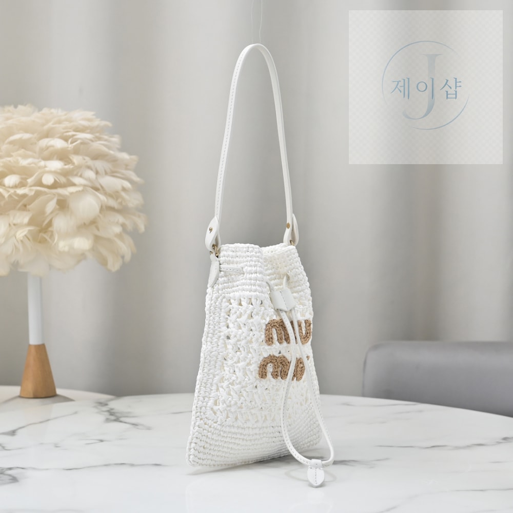 Miu Miu Woven Fabric Mini - 상세 이미지