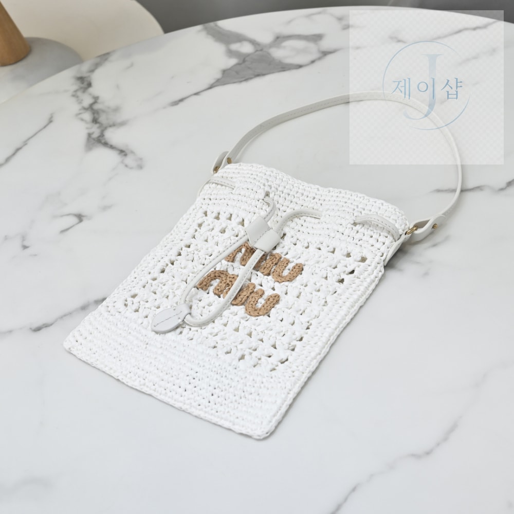 Miu Miu Woven Fabric Mini - 상세 이미지