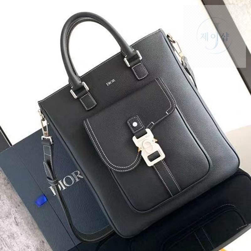 디올 새들 토트백