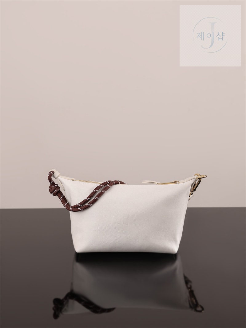 미우미우 개버딘 파우치 화이트 5NE841