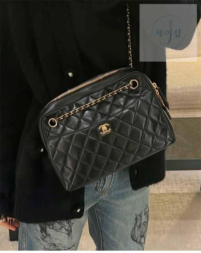 샤넬 24K 골드메탈 카메라백 라지 4번 이미지