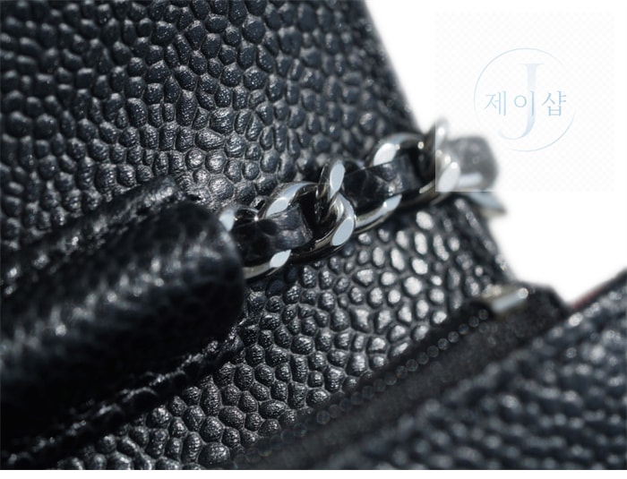 샤넬 클래식 WOC 블랙/은장 HAAS 가죽 15번 이미지